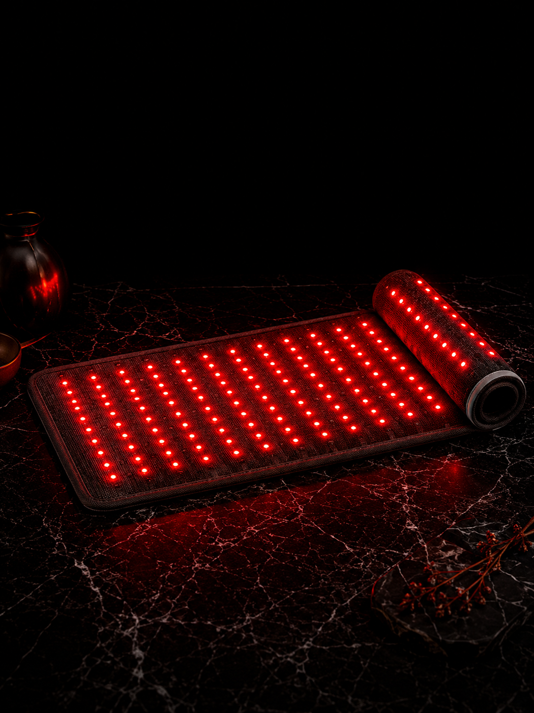 Leather Red Light Physiotherapy Pad with Neck Support