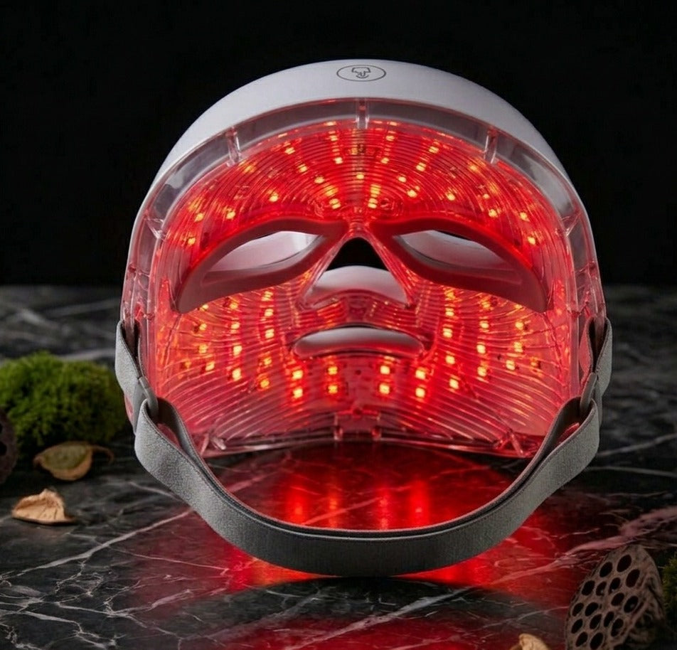 Rechargeable Phototherapy Facial Mask with Red Blue Light